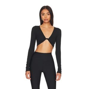 Ribbed Knotty Long Sleeve Alo Yoga